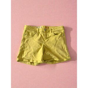 PILCRO AND THE LETTERPRESS Yellow Denim Shorts Size 28